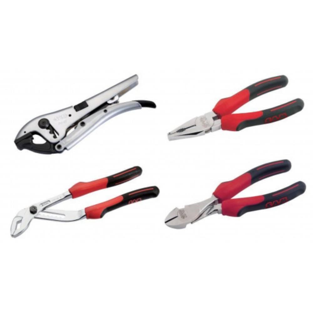 Set de 4 pinces bi-matiere SAM OUTILLAGE - P13J4