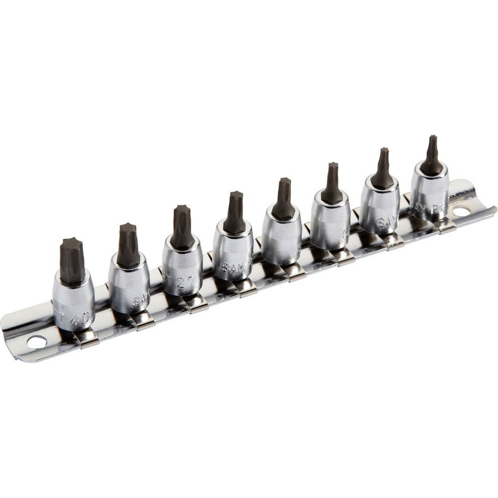 RACK 8 DOUILLES TORX 1/4 SAM OUTILLAGE - RTJ8R