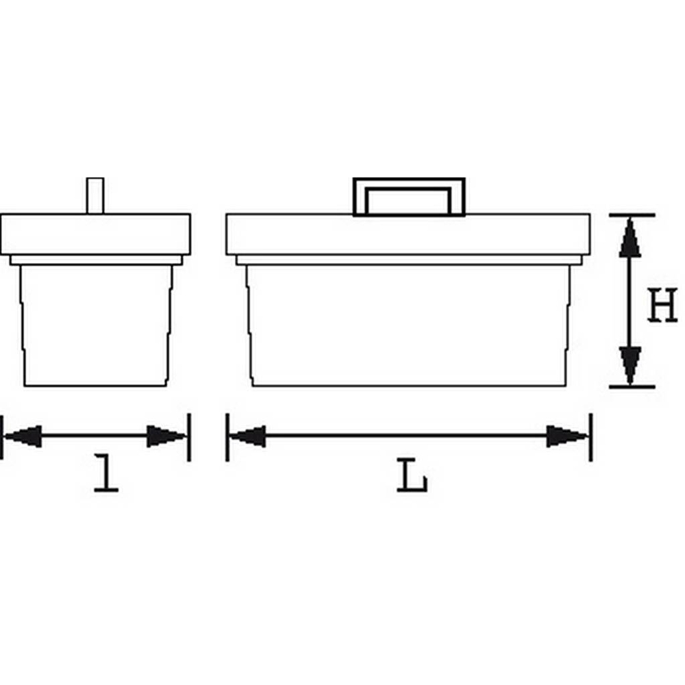 BOITE A OUTILS VIDE SAM OUTILLAGE - SAM590PBV