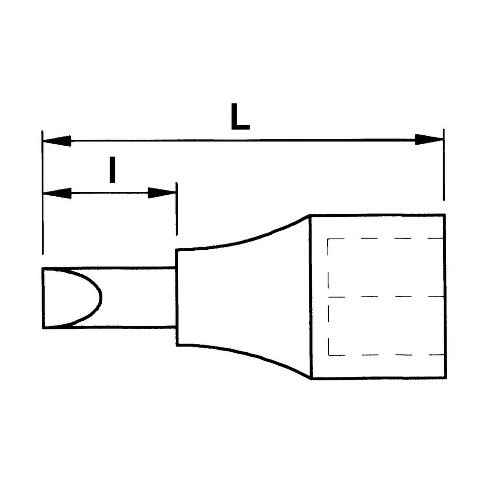 DOUILLE TOURNEVIS 1/2 TORX L100-T27 SAM OUTILLAGE - ST1027