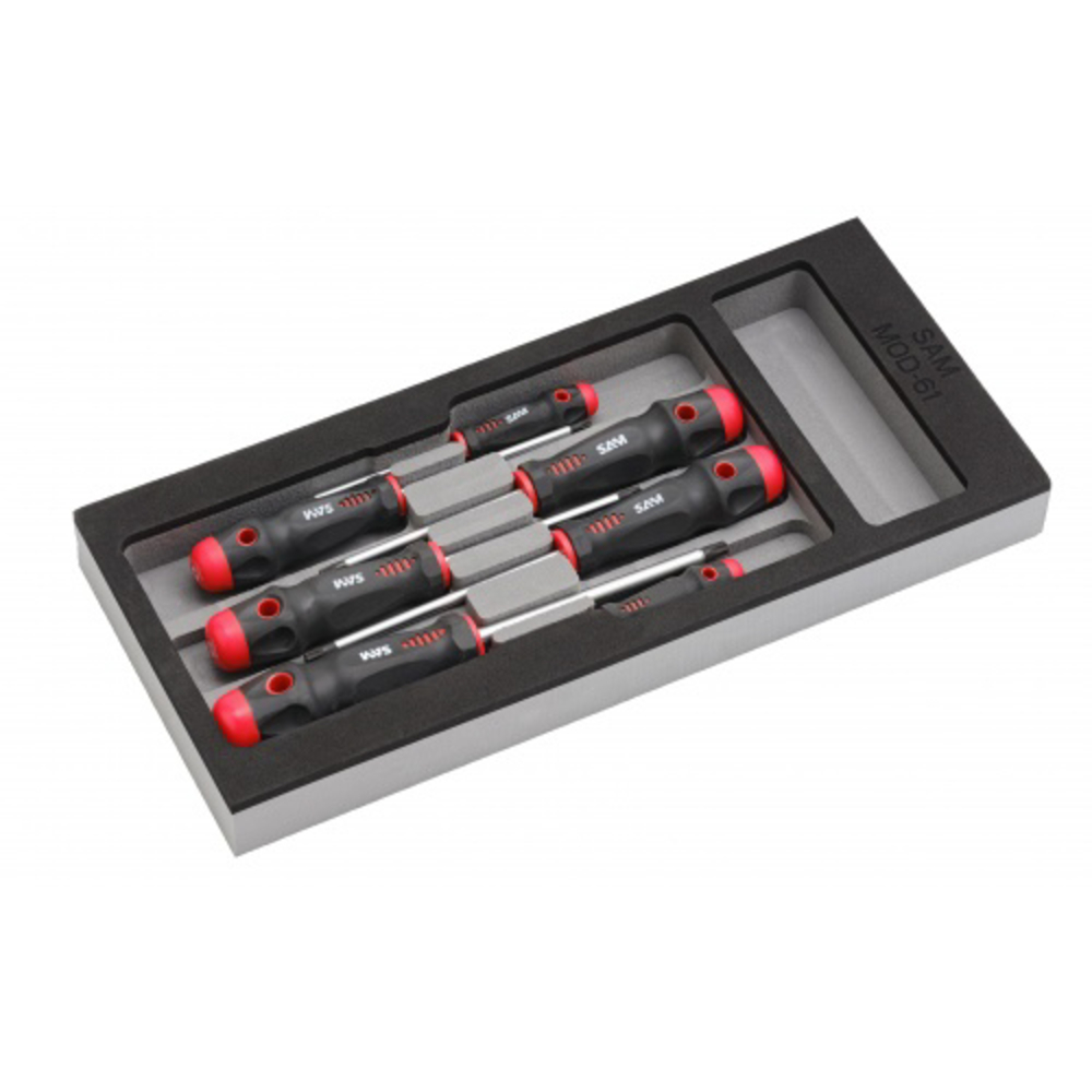 Module mousse 1/3 de 7 tournevis torx SAM OUTILLAGE - TAXJ7MM