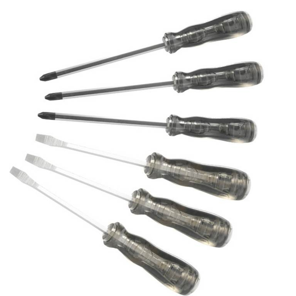 JEU 6 TOURNEVIS A FRAPPER ACETATE FENTE ET POZIDRIV SAM OUTILLAGE - TCETPHJ6