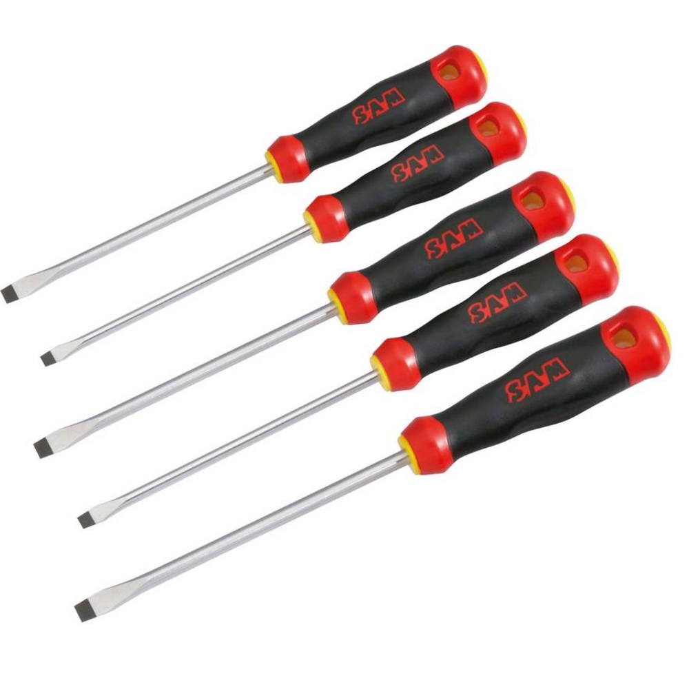 JEU DE 5 TOURNEVIS S1 FENTE SAM OUTILLAGE - TMJ5