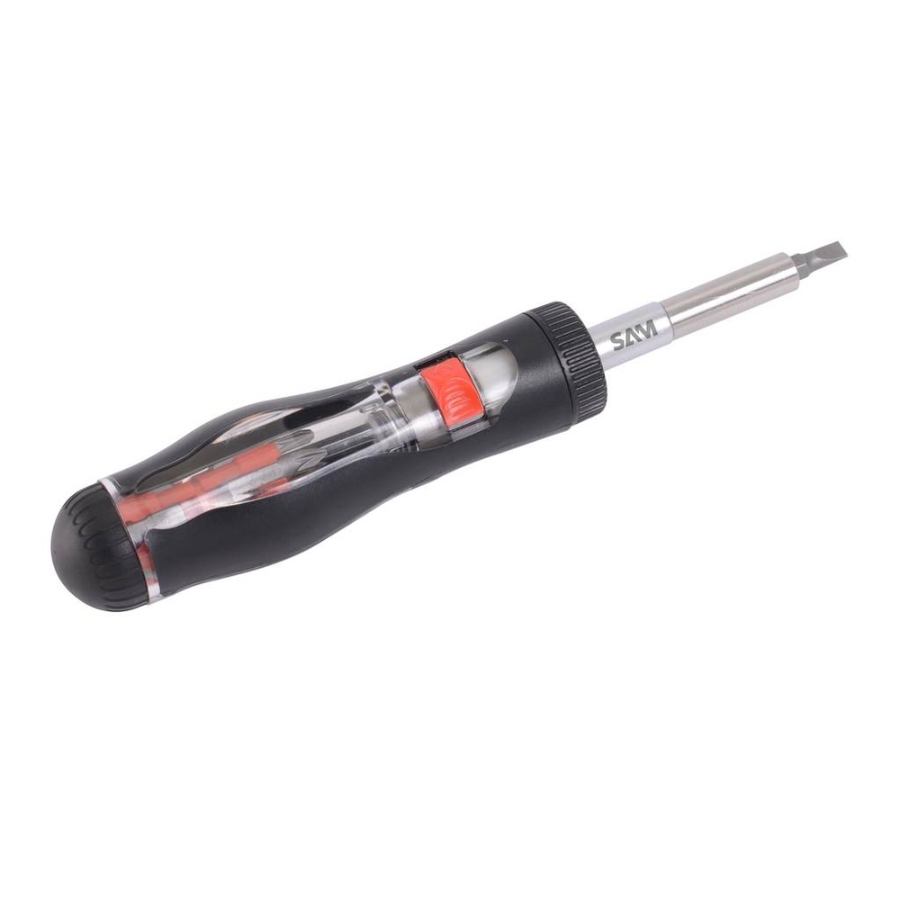 TOURNEVIS TELESCOPIQUE A CLIQUET AVEC PORTE-EMBOUTS SAM OUTILLAGE - TPEZ