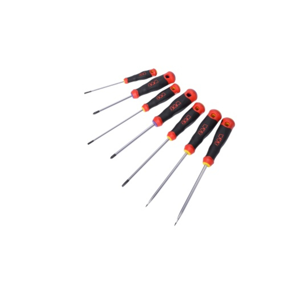 TOURNEVIS S1 FENTE POZIDRIV JEU DE 7 SAM OUTILLAGE - TPZJ7
