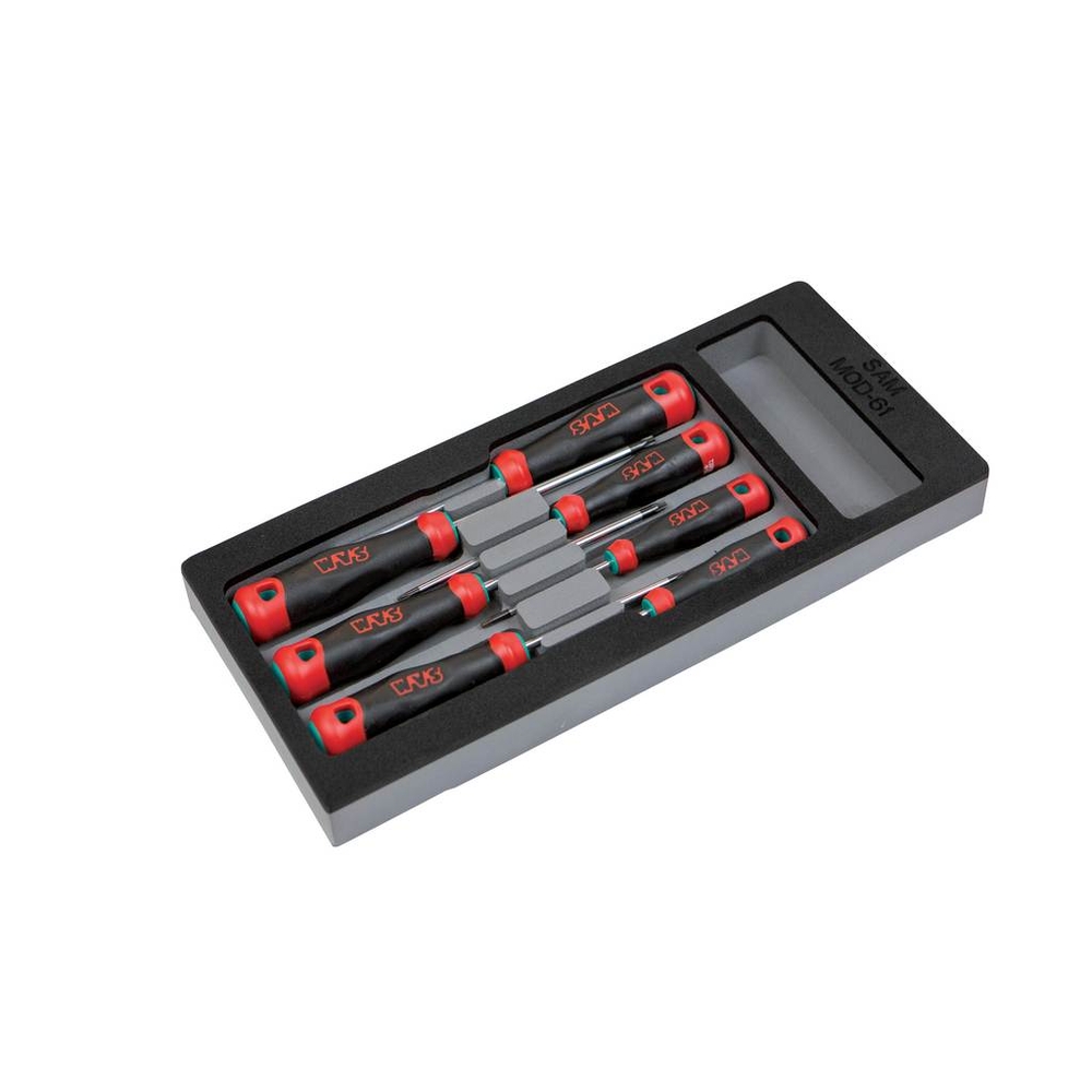 MODULE MOUSSE 7 TOURNEVIS TORX PERCE SAM OUTILLAGE - TRJ7MM