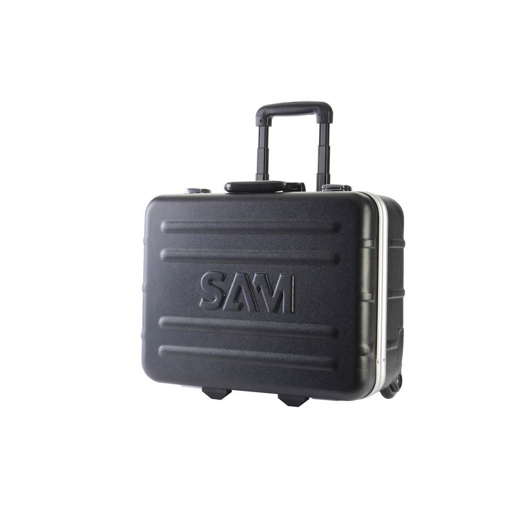 VALISE ROBUSTE 43 L SAM OUTILLAGE AVEC TROLLEY TVJT