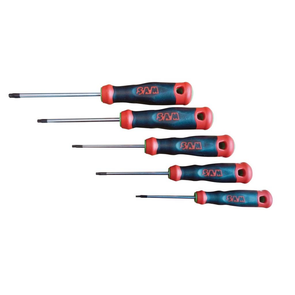 TOURNEVIS S1 TORX JEU DE 5 SAM OUTILLAGE - TXJ5