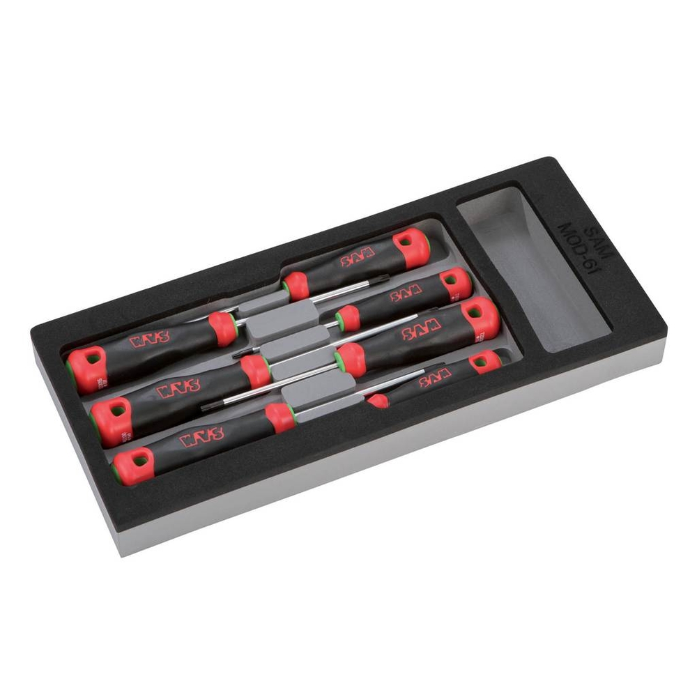 MODULE MOUSSE 7 TOURNEVIS TORX SAM OUTILLAGE - TXJ7MM