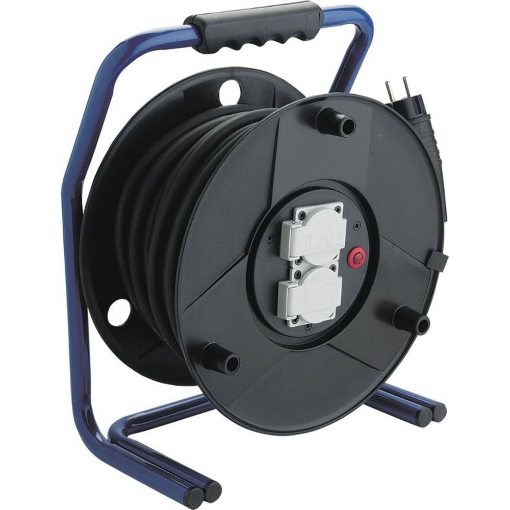 ENROULEUR CABLE 25M AV. PROTECTION THERMIQUE SAM OUTILLAGE - UK250