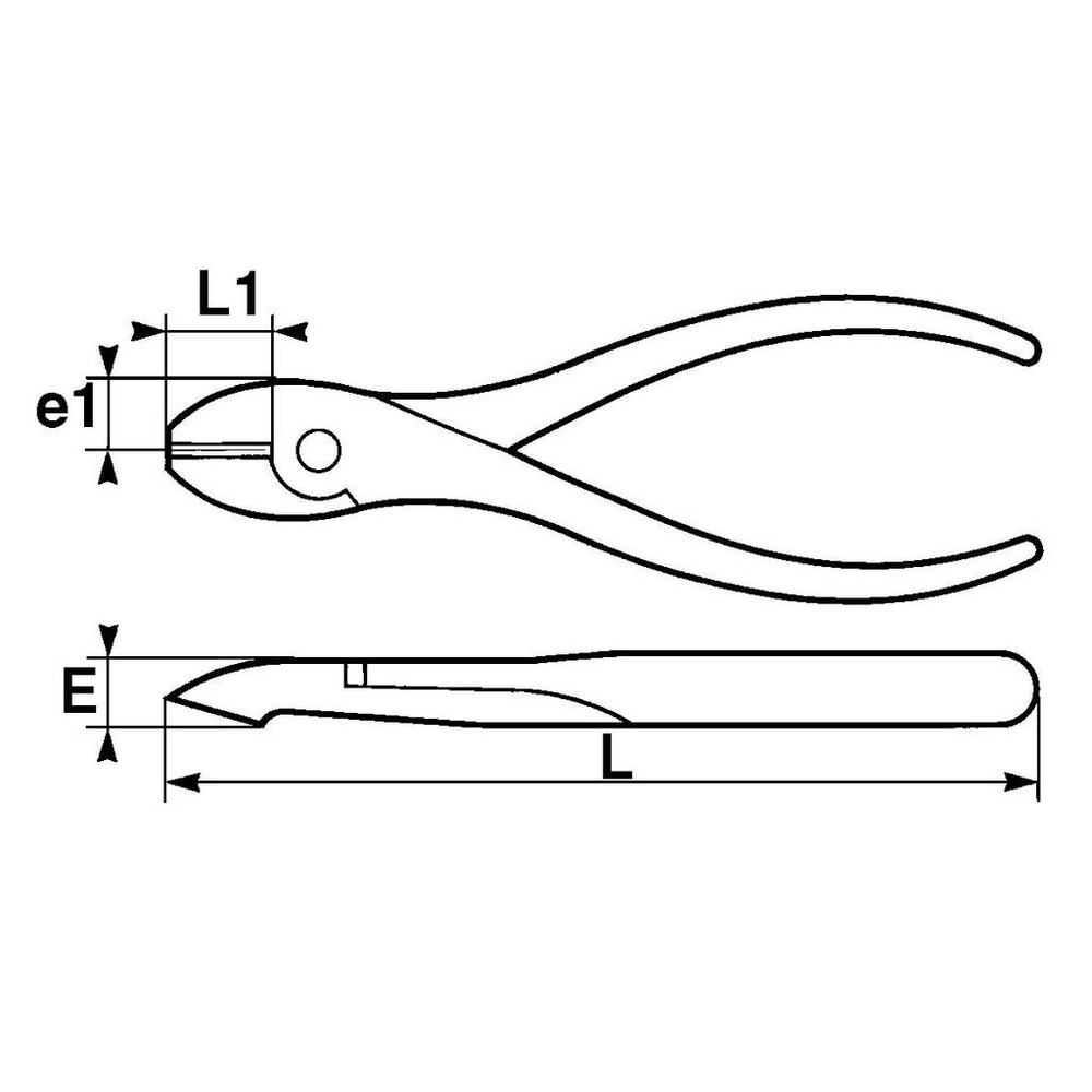 PINCE COUPANTE DIAGONALE ISOLEE 165 MM SAM OUTILLAGE - Z23316P