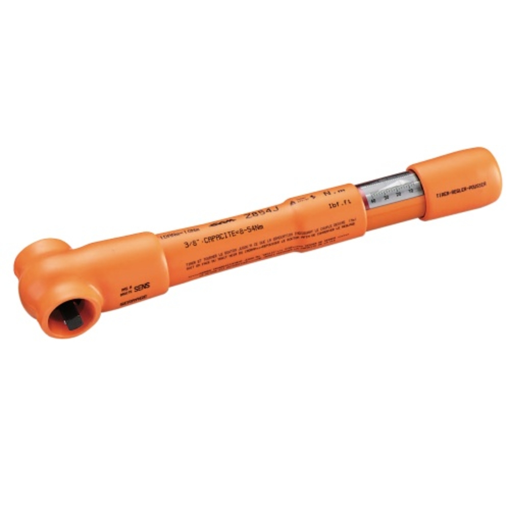 CLE DYNAMOMETRIQUE SAM OUTILLAGE 3/8 ISOLEE 1000 VOLTS - Z-854-J