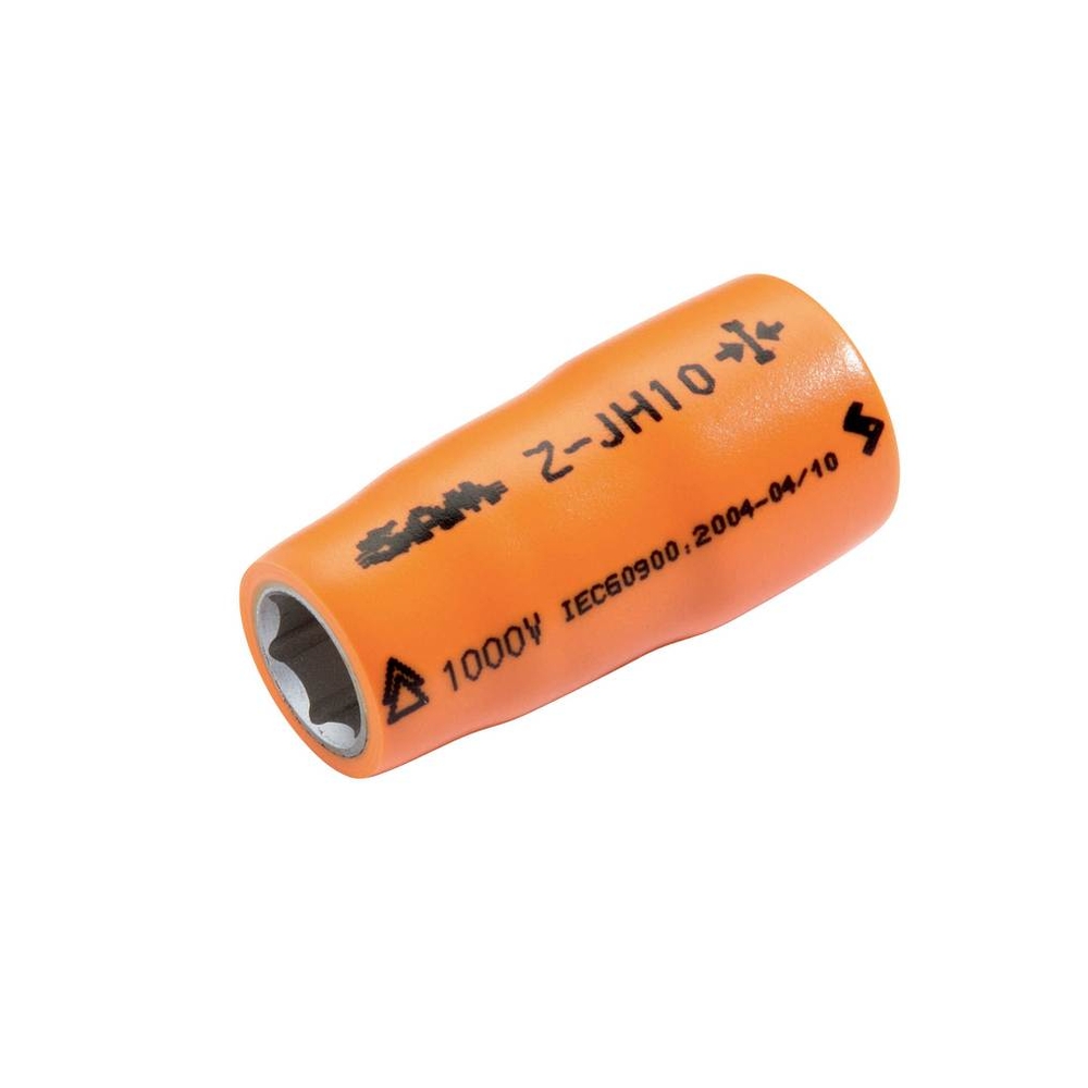 DOUILLE ISOLEE 3/8 6 PANS 10 MM SAM OUTILLAGE - ZJH10