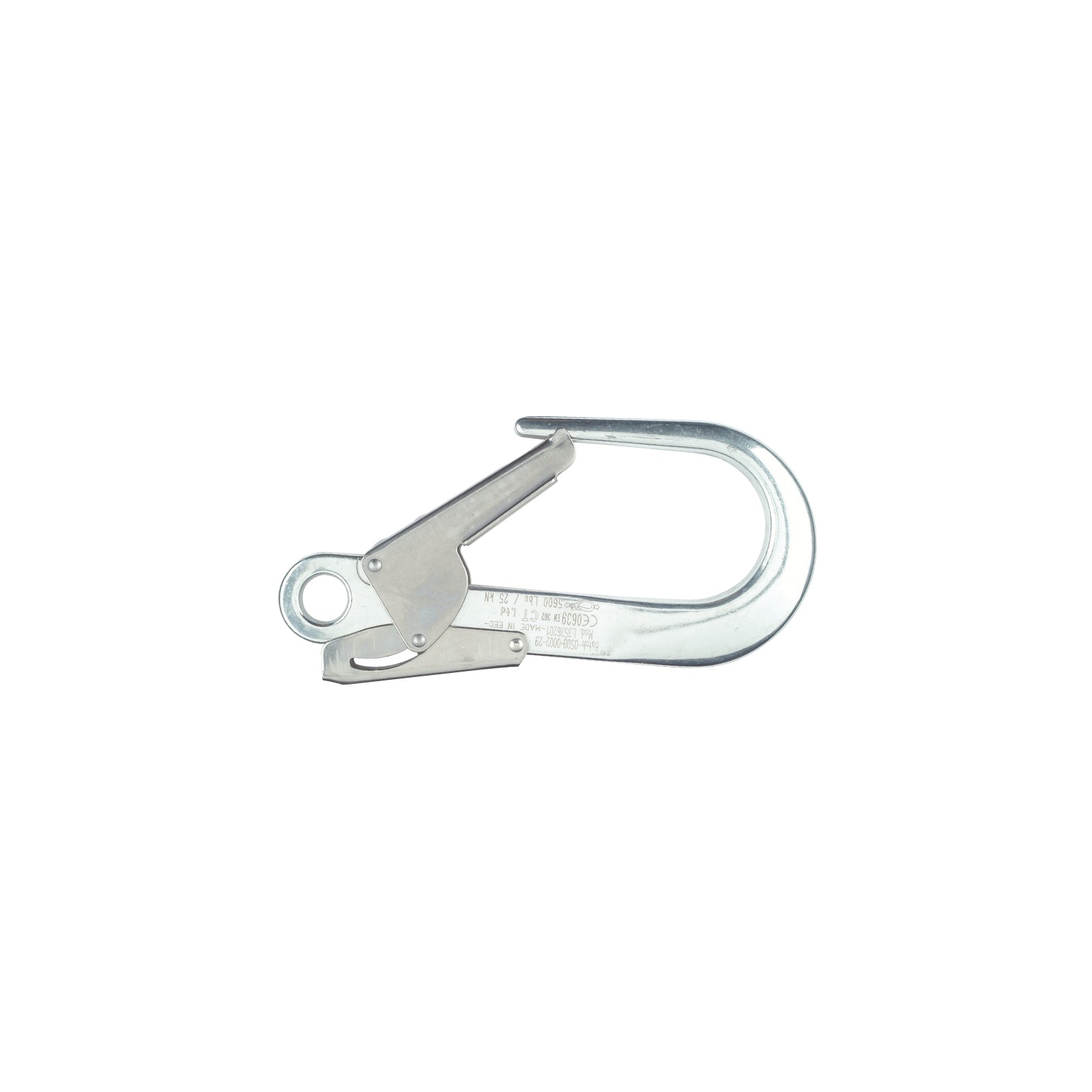 Mousqueton aluminium verrouillage double sécurité SASSI 00039ALU