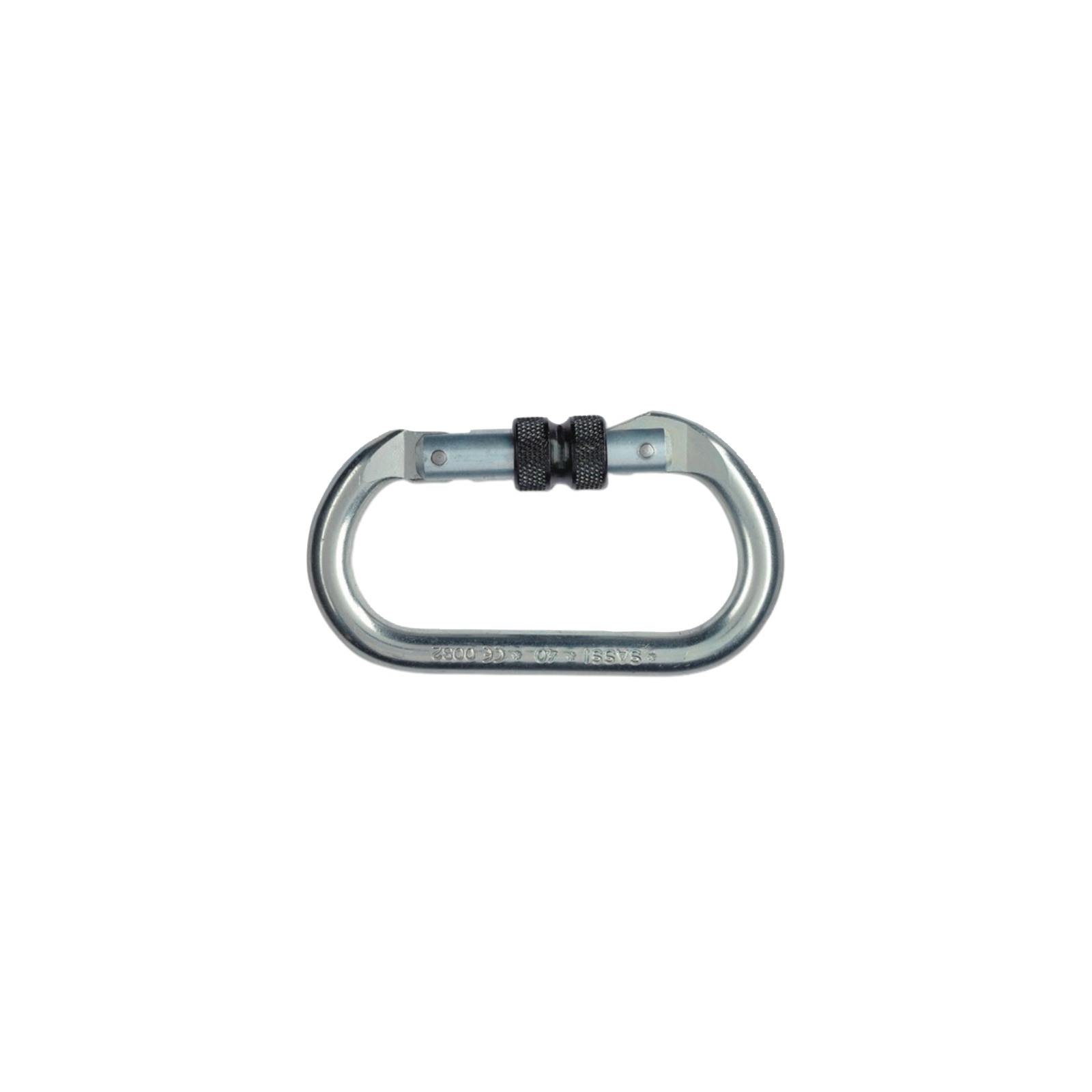 MOUSQUETON SASSI EN ACIER À VIS -00040
