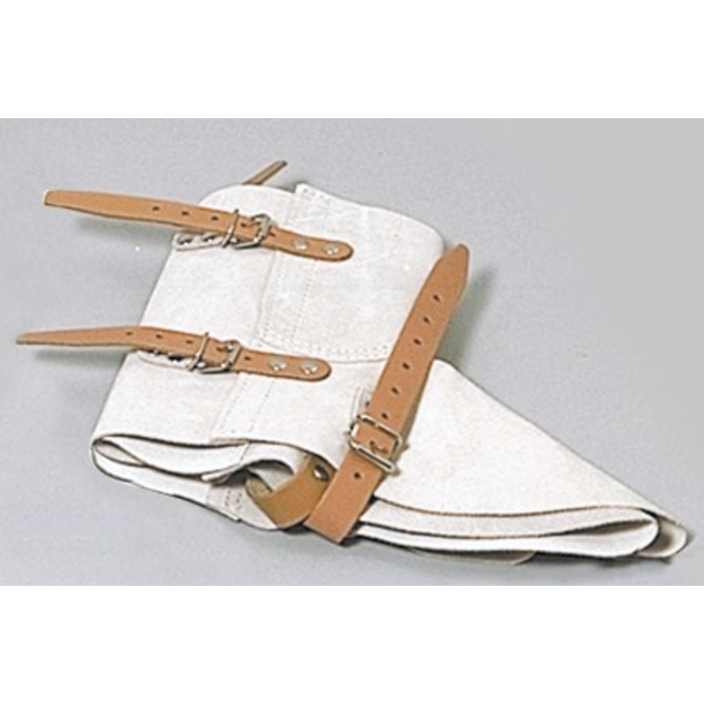 GUETRES SASSI EN CROUTE DE CUIR CHROME 23CM ( LA PAIRE ) -61