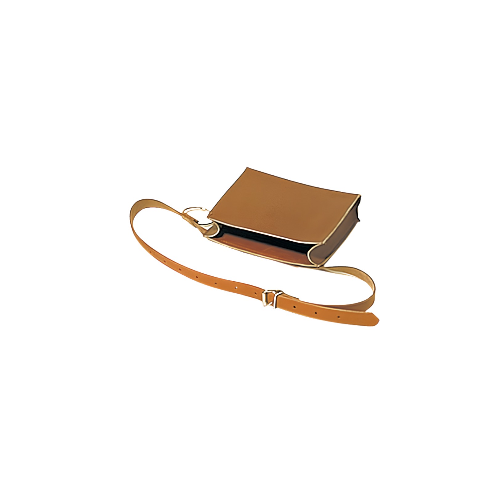 Poche à clous cuir vachette pleine fleur ceinture anneau porte-marteau SASSI 00103