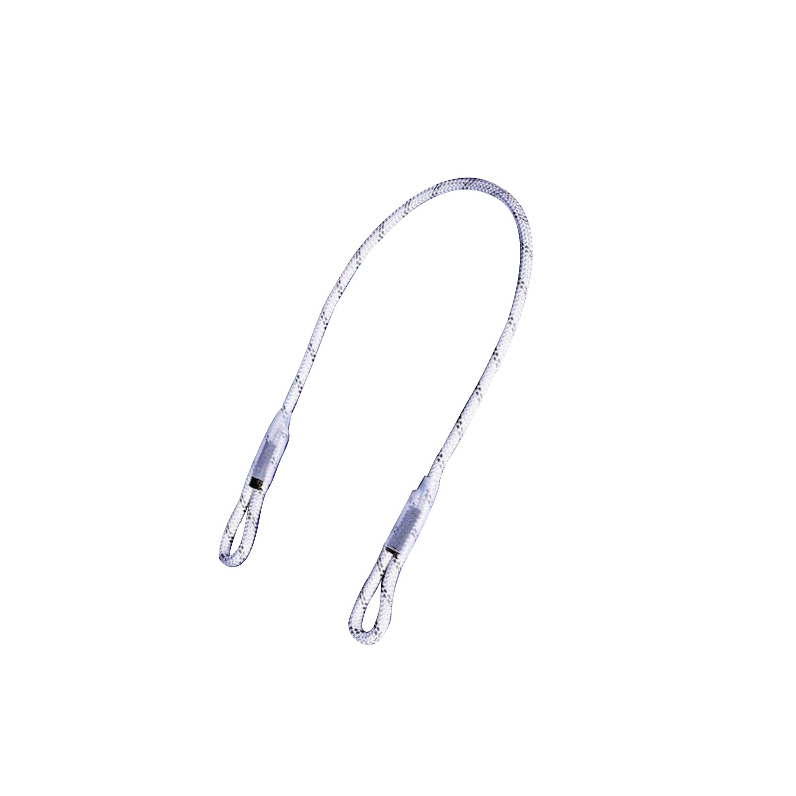 Longe cordage polyamide 10,5 mm 1 m 2 boucles SASSI 00122
