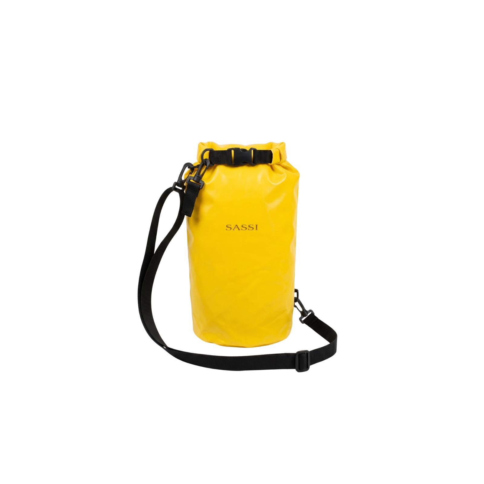 Sac en PVC enduit jaune avec bandoulière réglable SASSI 00125