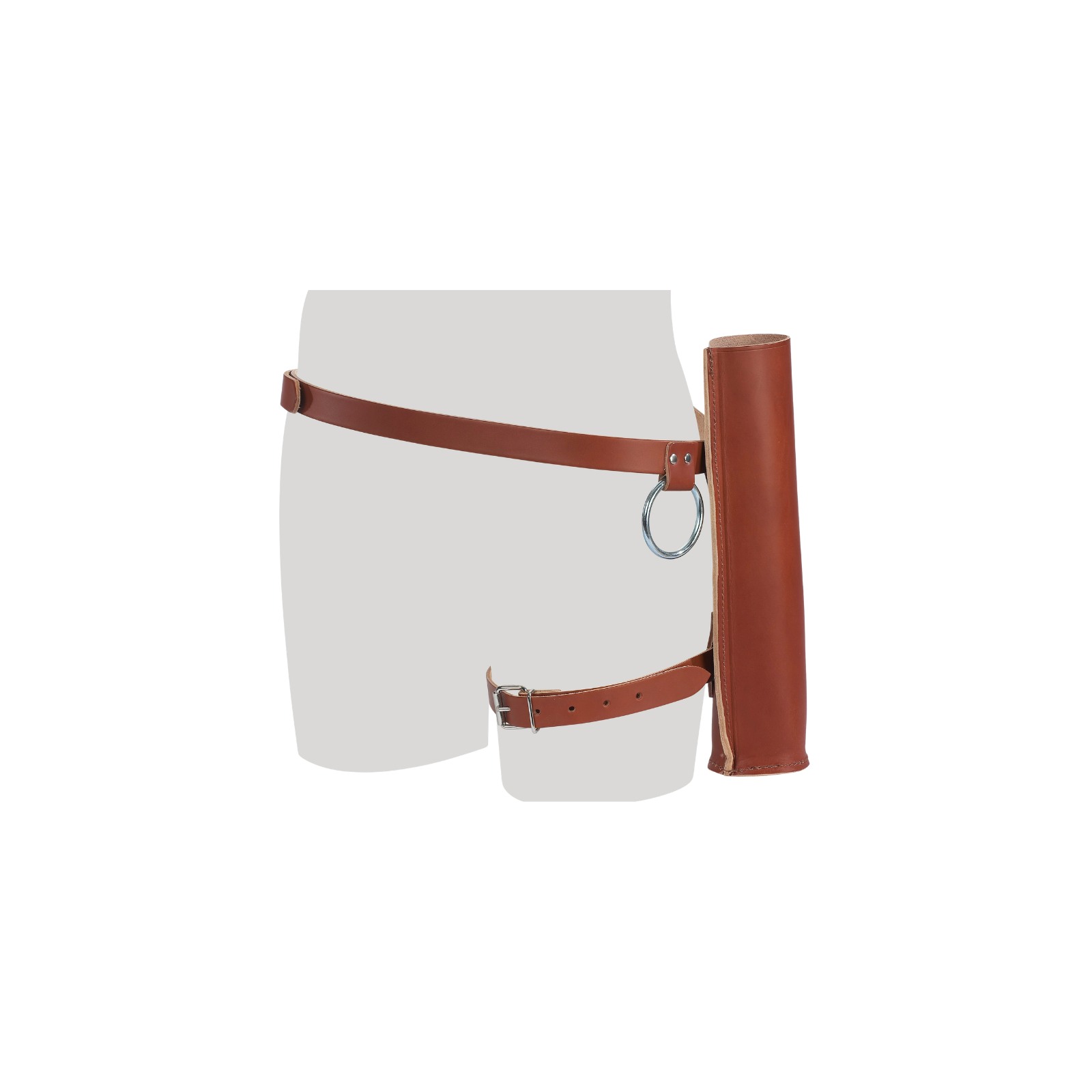 Étui cuir vachette pleine fleur baguettes soudeur ceinture SASSI 00806
