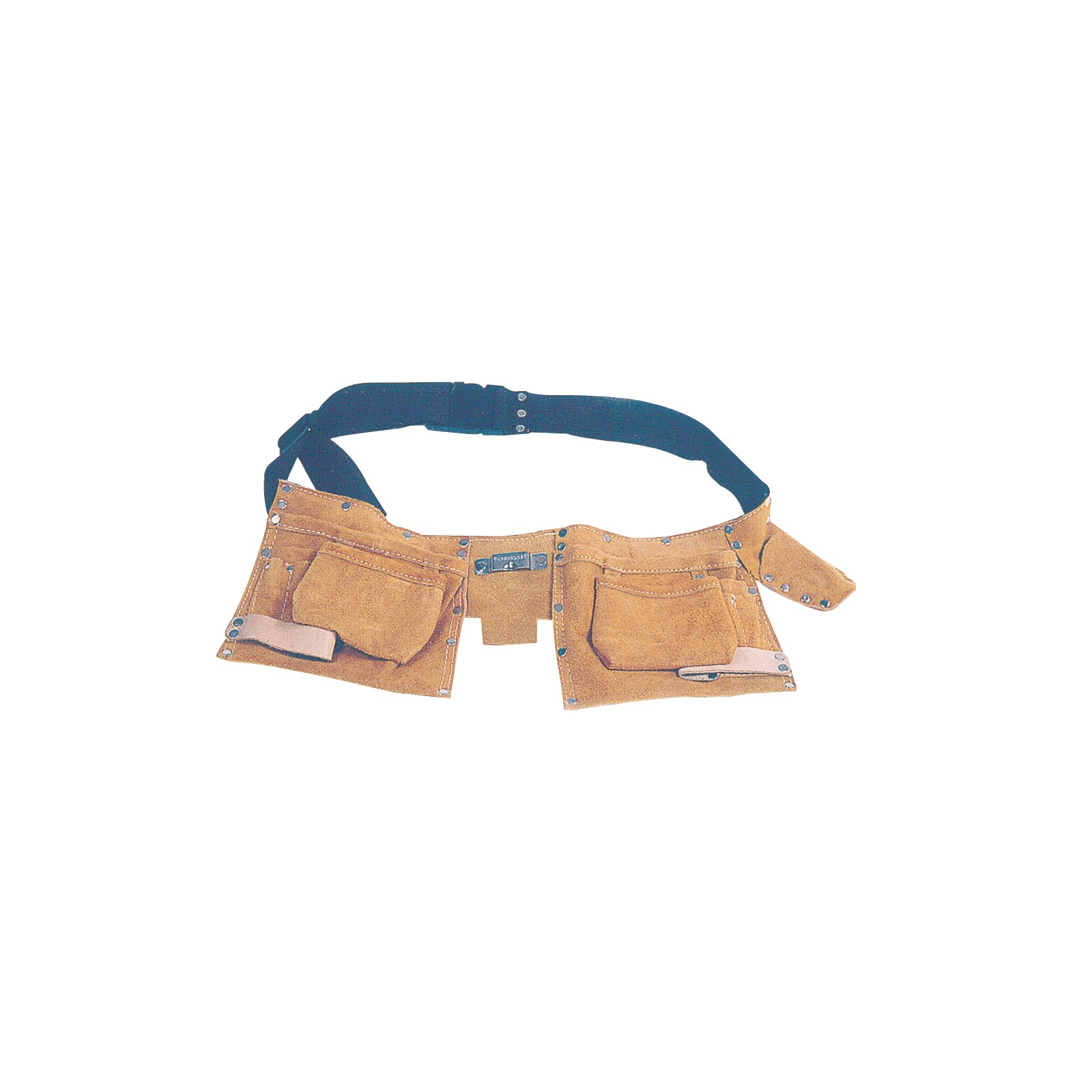 Ceinture porte-outils croûte cuir 11 compartiments SASSI 00855B
