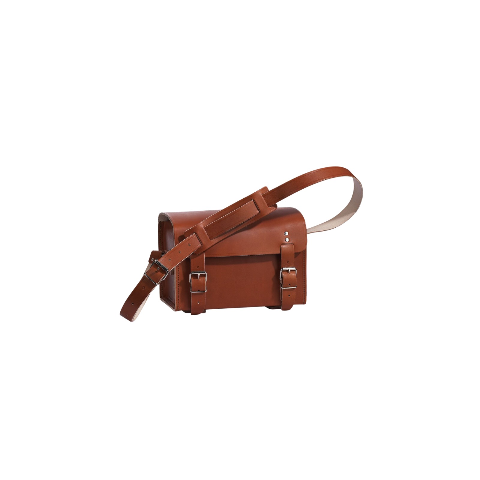 Sac à outils cuir vachette pleine fleur 25x16x15 cm SASSI 04054