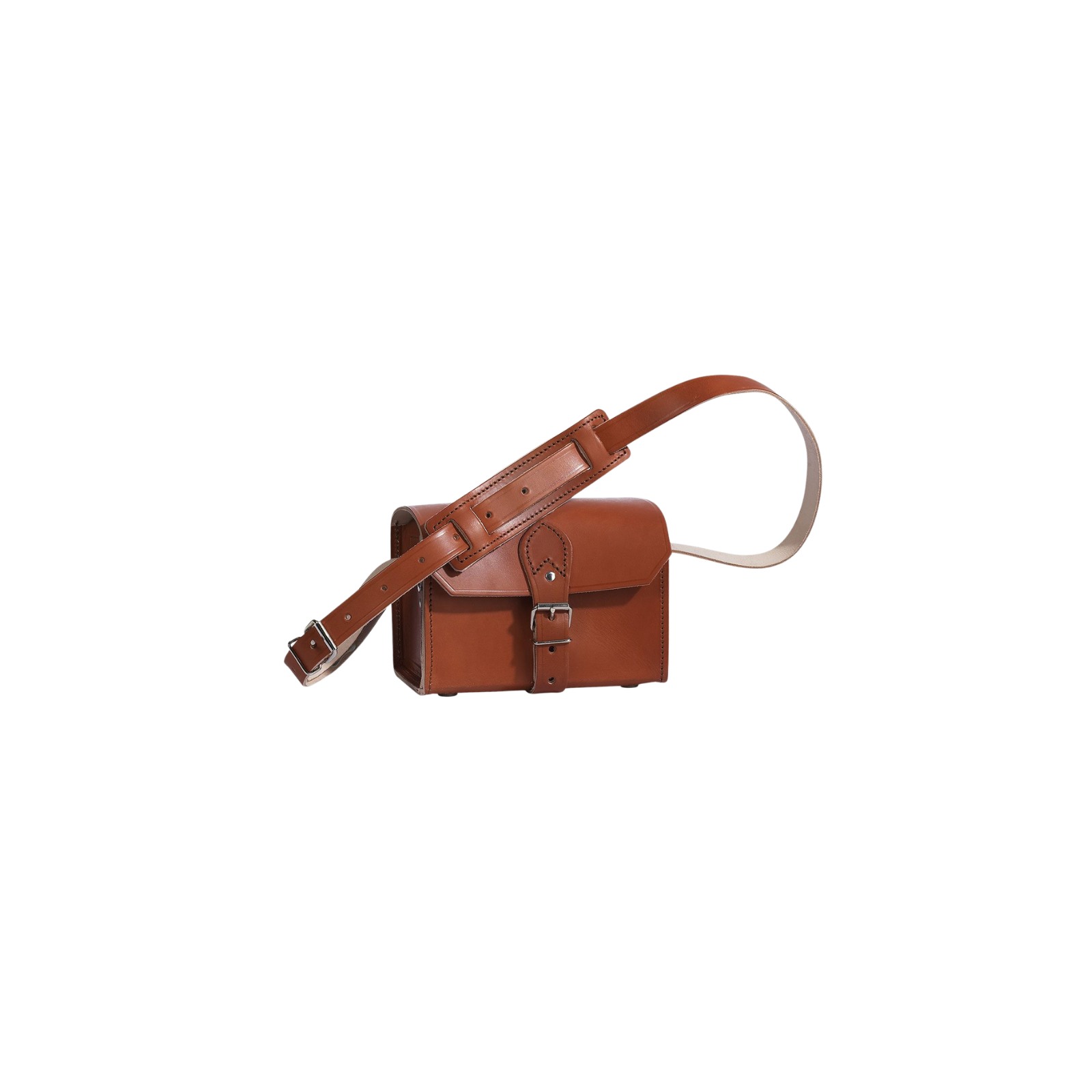 Sac en cuir vachette pleine fleur 20x14x12 cm SASSI 04055