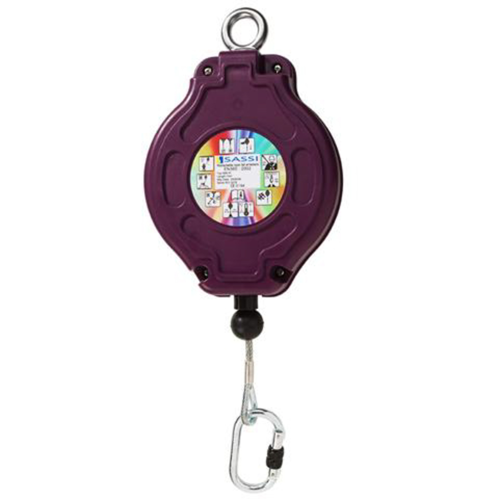 ENROULEUR SASSI À CÂBLE ACIER RÉF 385 - 20 MÈTRES- 0382520