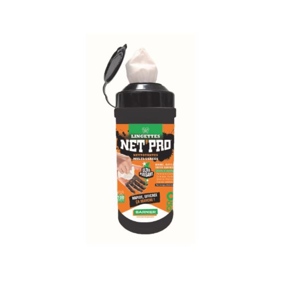 LINGETTES SEAU DE 100U NET PRO W100 - 178856
