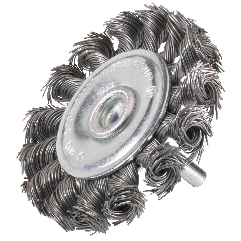 Brosse circulaire D75 en acier pour nettoyage et polissage de métaux, bois et plastiques SIDAMO - 10310004