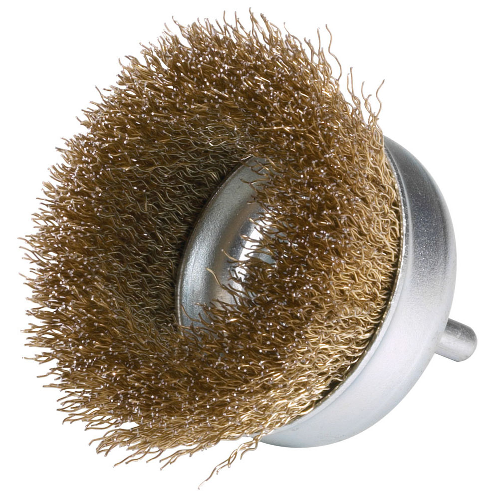 Brosse 6mm ondulée D50 pour nettoyage, dérouillage et polissage multi-matériaux SIDAMO - 10314007