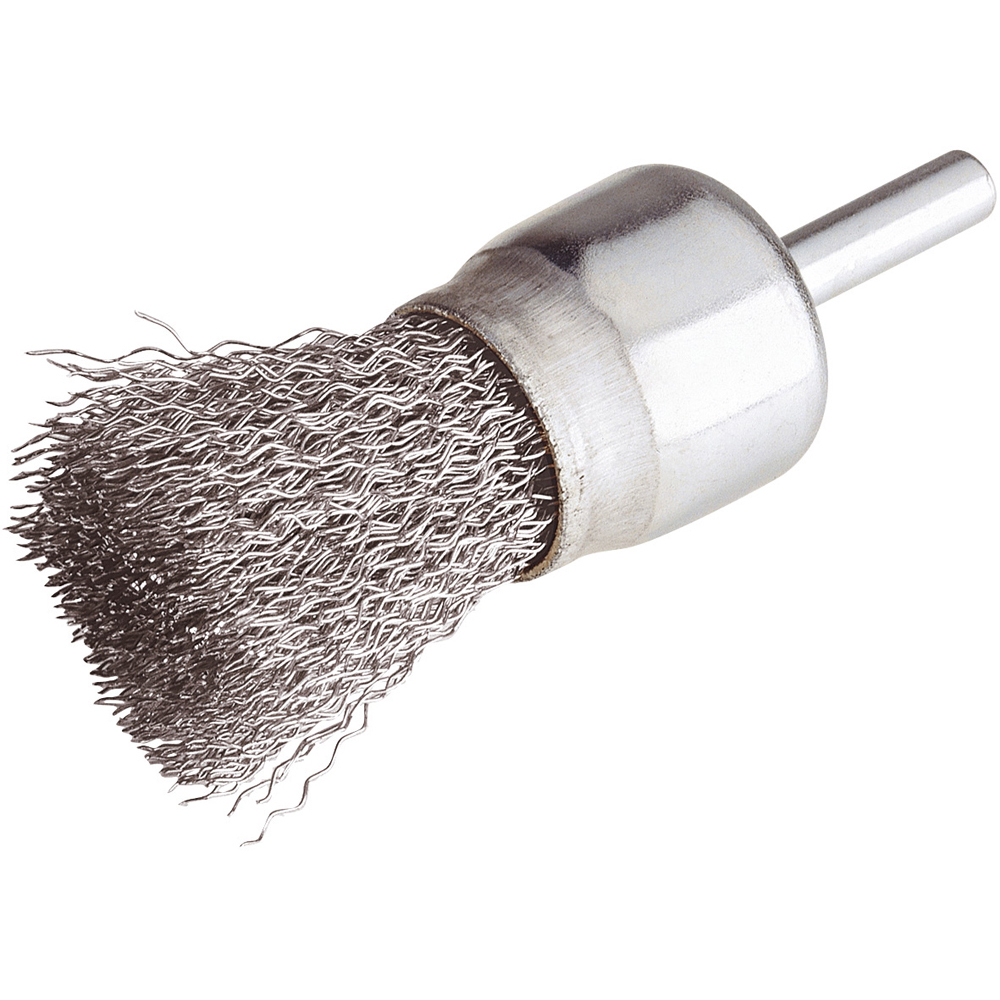 Brosse pinceau inox D25 pour nettoyage, dérouillage et polissage des surfaces métal, bois et plastiques SIDAMO - 10314016