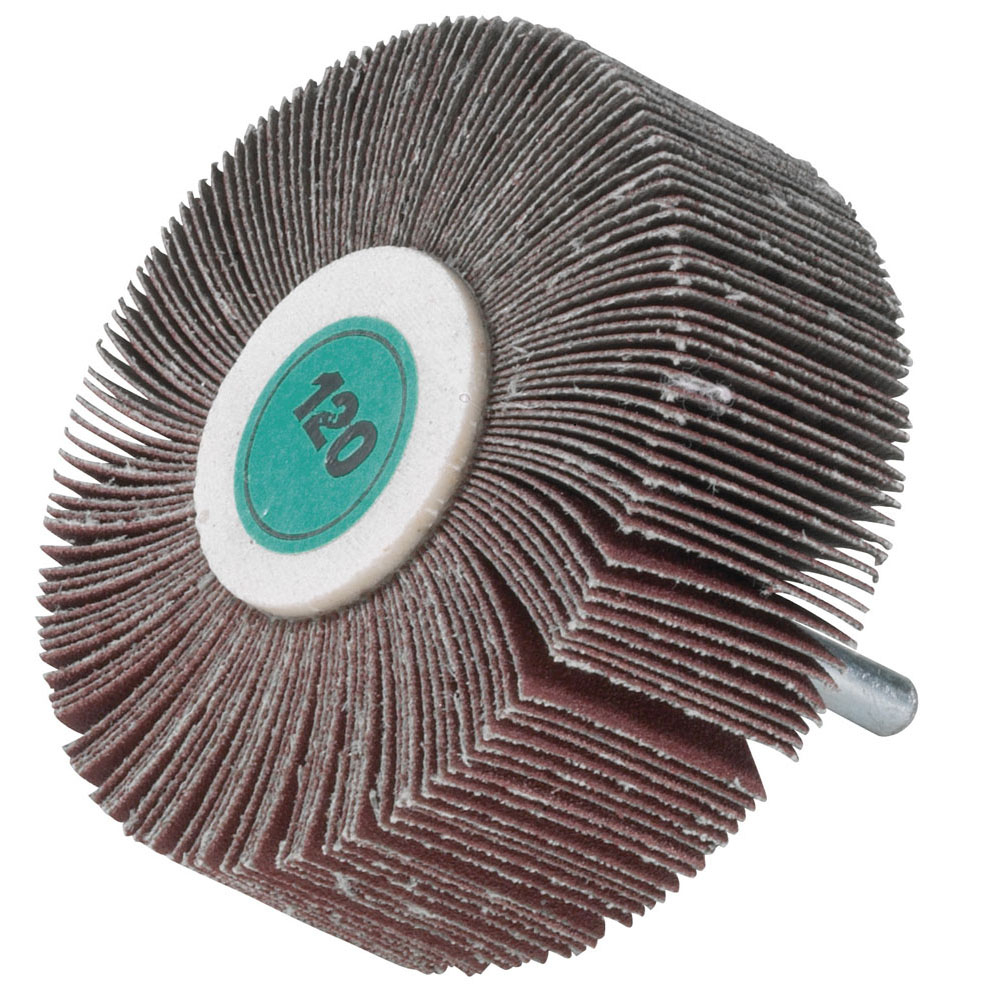 ROUE A LAMELLES SUR TIGE DE 6 D.50X30 GR 120 A CORINDON SIDAMO - 10401133