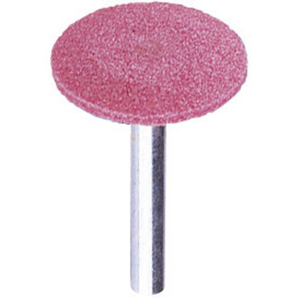 Meule sur tige 6 mm A 37 pour ébauche, ébavurage et finition de pièces métal complexe SIDAMO - 10503041