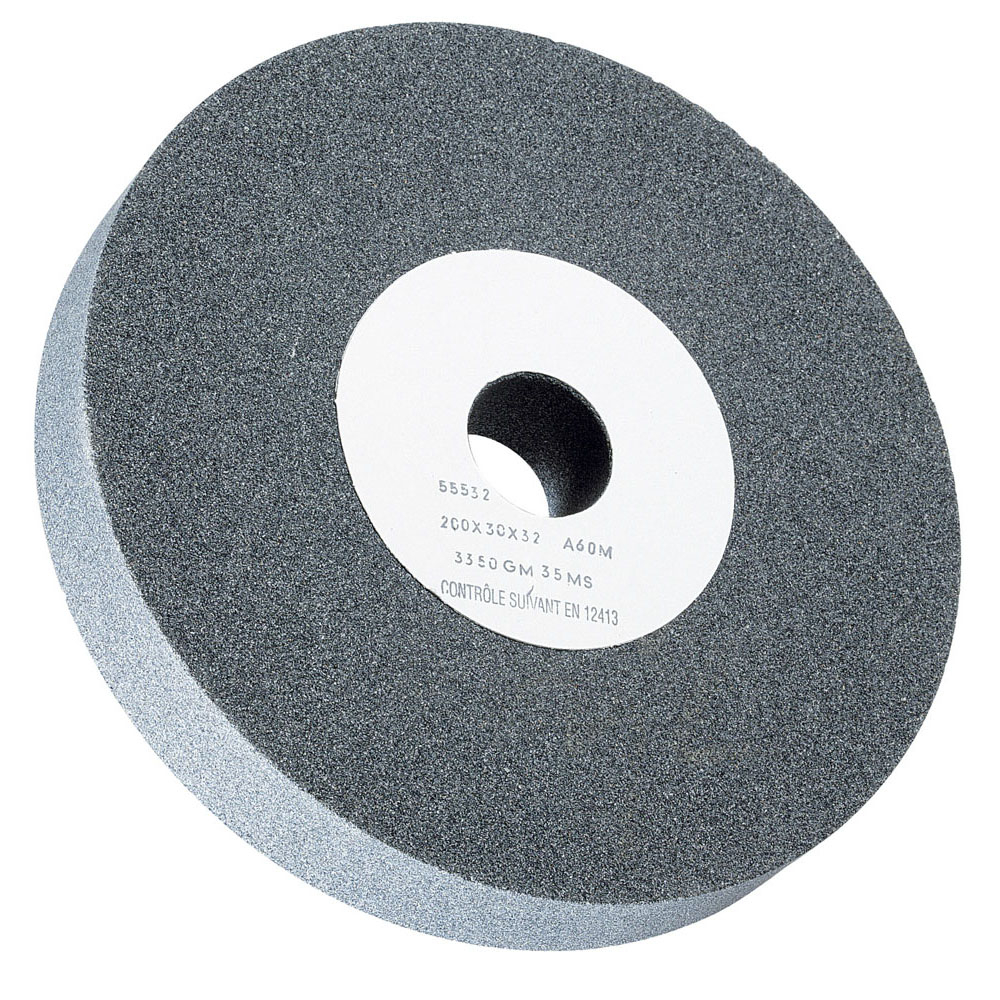 Meule vitrifiée corindon gris 60 M pour affûtage à sec de métaux ferreux SIDAMO - 10505025