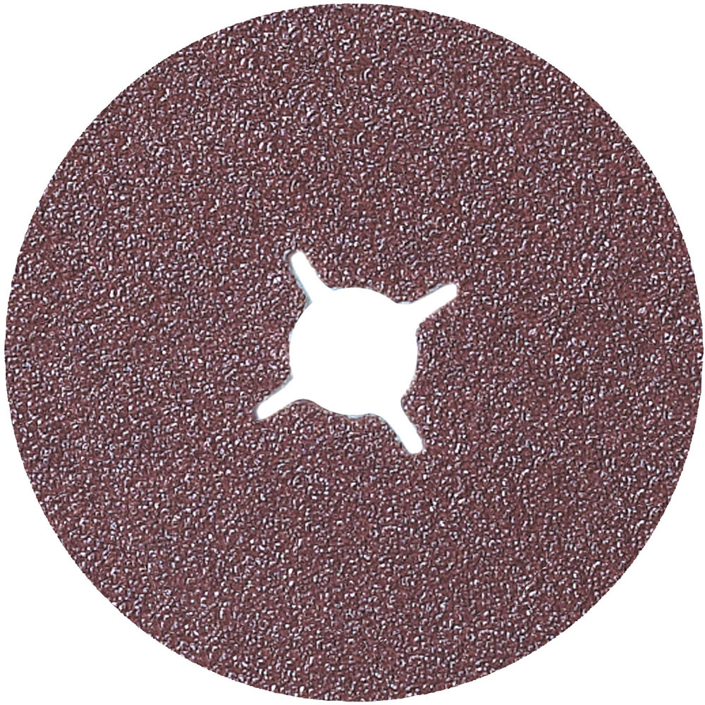 Disque fibre D115 mm corindon pour décapage et ponçage tous métaux et bois SIDAMO - 10920002