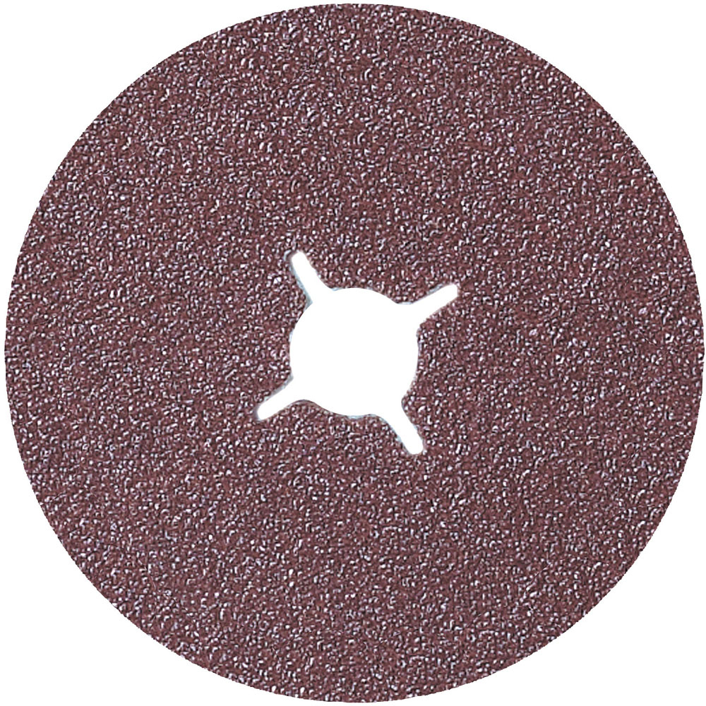 Disque fibre D125 mm corindon pour décapage et ponçage tous métaux et bois SIDAMO - 10920005