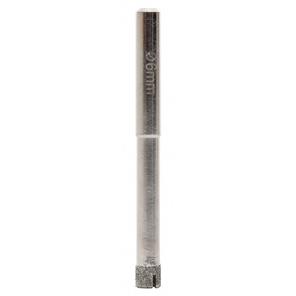 Trépan diamant à eau D6 pour perçage de céramique, grès, faïence, verre et marbre SIDAMO - 11101400