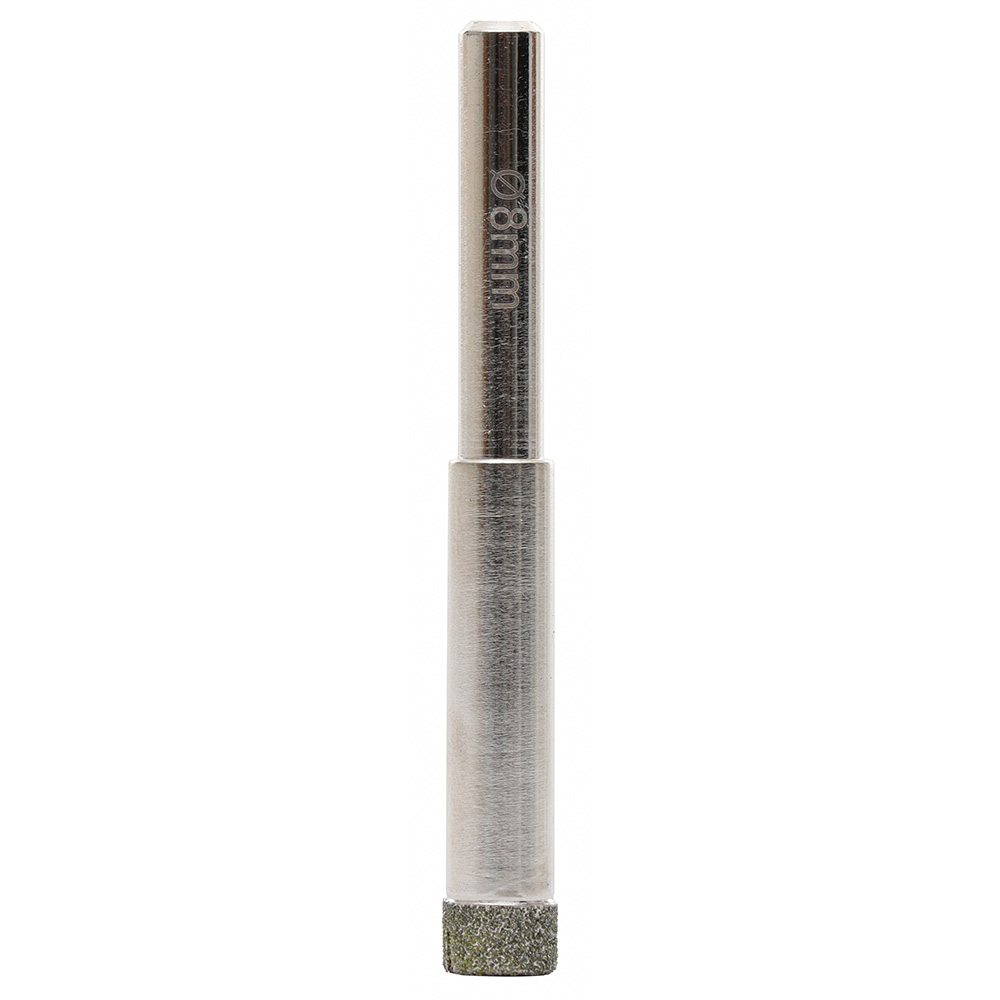 Trépan diamant à eau D8 pour perçage de céramique, grès, faïence, verre, composite, marbre et granit SIDAMO - 11101401