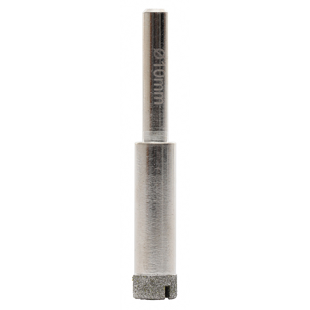 Trépan diamant à eau D10 pour perçage de céramique, verre et marbre SIDAMO - 11101402