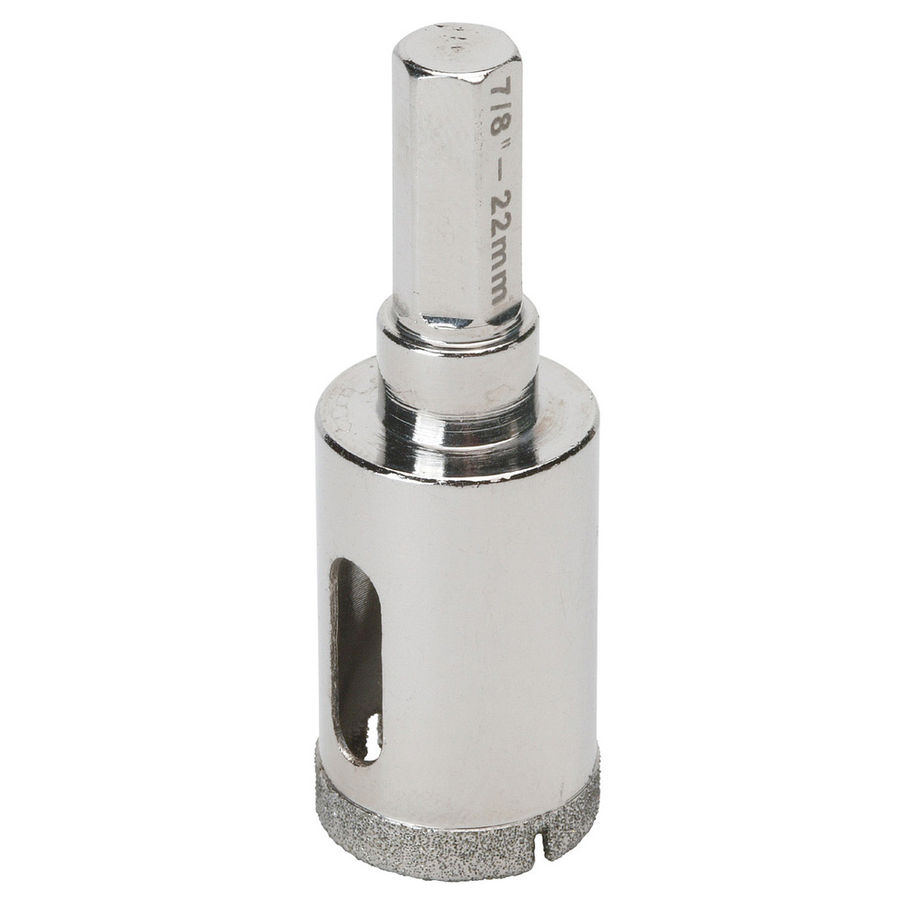 Trépan diamant à eau D17 pour perçage de céramique, marbre, verre et plus SIDAMO - 11101427