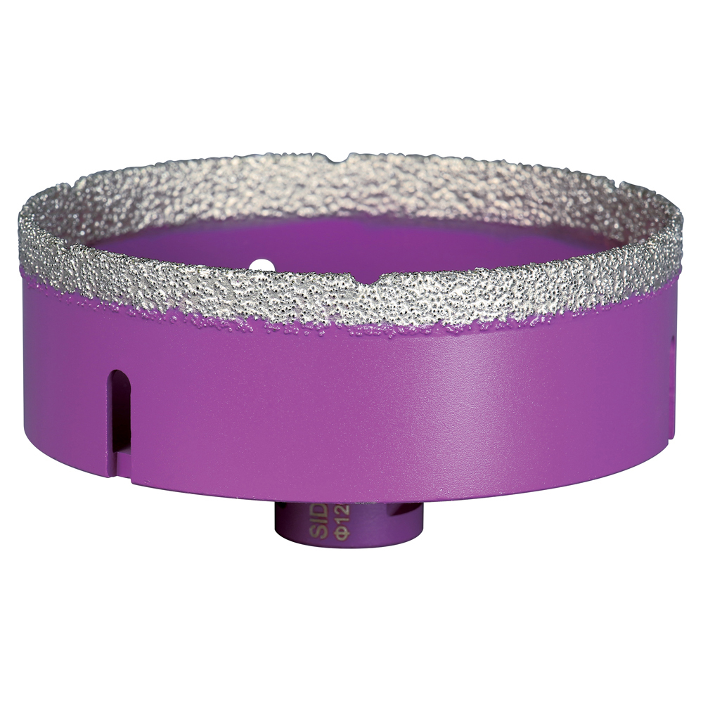 Trépan diamant D120 pour perçage à sec de céramique, grès, marbre et matériaux composites SIDAMO - 11101468