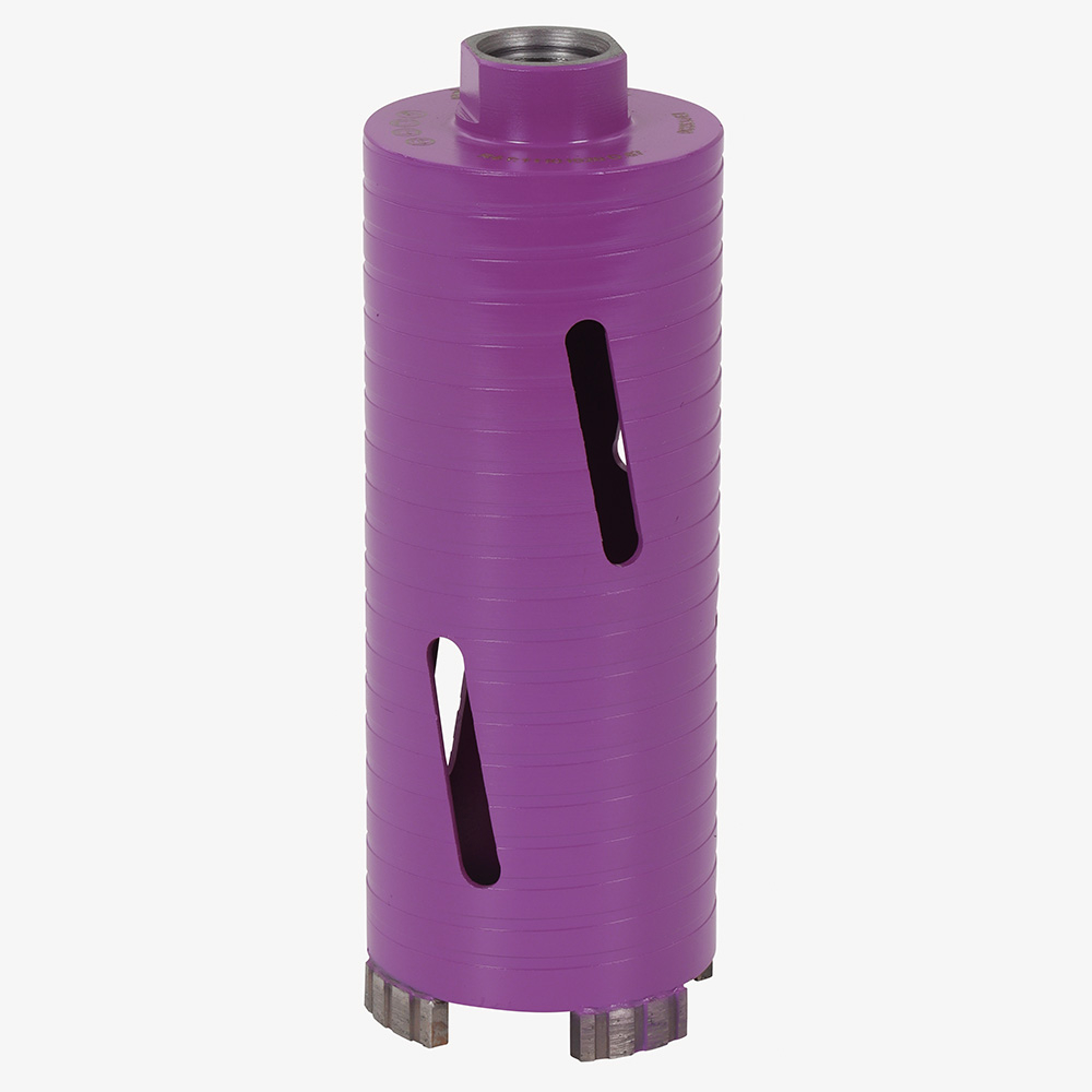 Couronne diamantée à sec D67 pour carottage de béton, parpaing et matériaux creux SIDAMO - 11101520