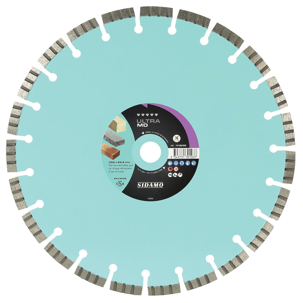 DISQUE DIAMANT ULTRA MD D. 350 x 25,4 x h 12 SIDAMO - 11130103