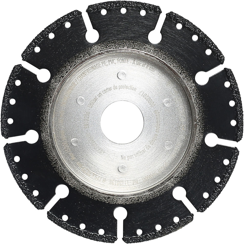 Disque diamant ULTRA PMF pour tronçonnage et chanfreinage de fonte, acier, PVC à sec et à eau SIDAMO - 11130138