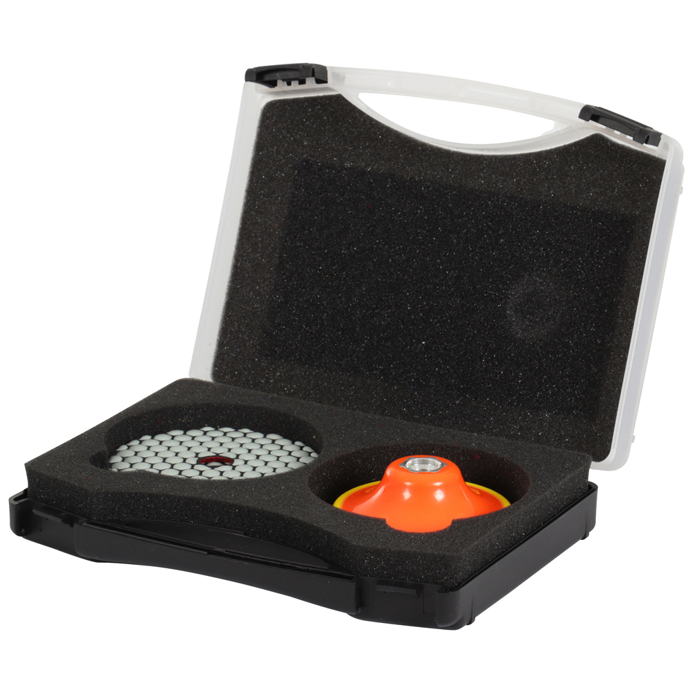 Pads diamantés 4 PADS pour polissage de matériaux décoratifs et carreaux céramiques SIDAMO - 11130175