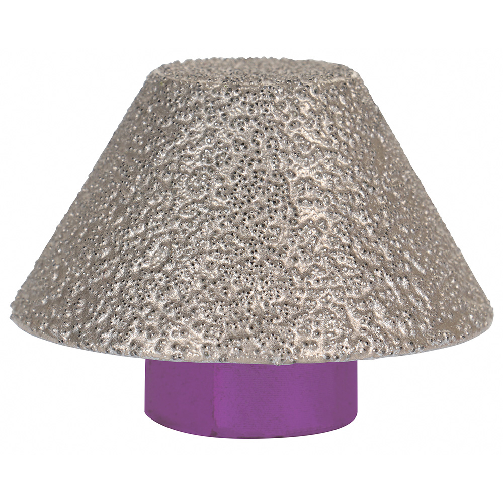 Fraise conique diamant D20-48 pour façonnage à sec de matériaux décoratifs, céramique, marbre, granit SIDAMO - 11130190