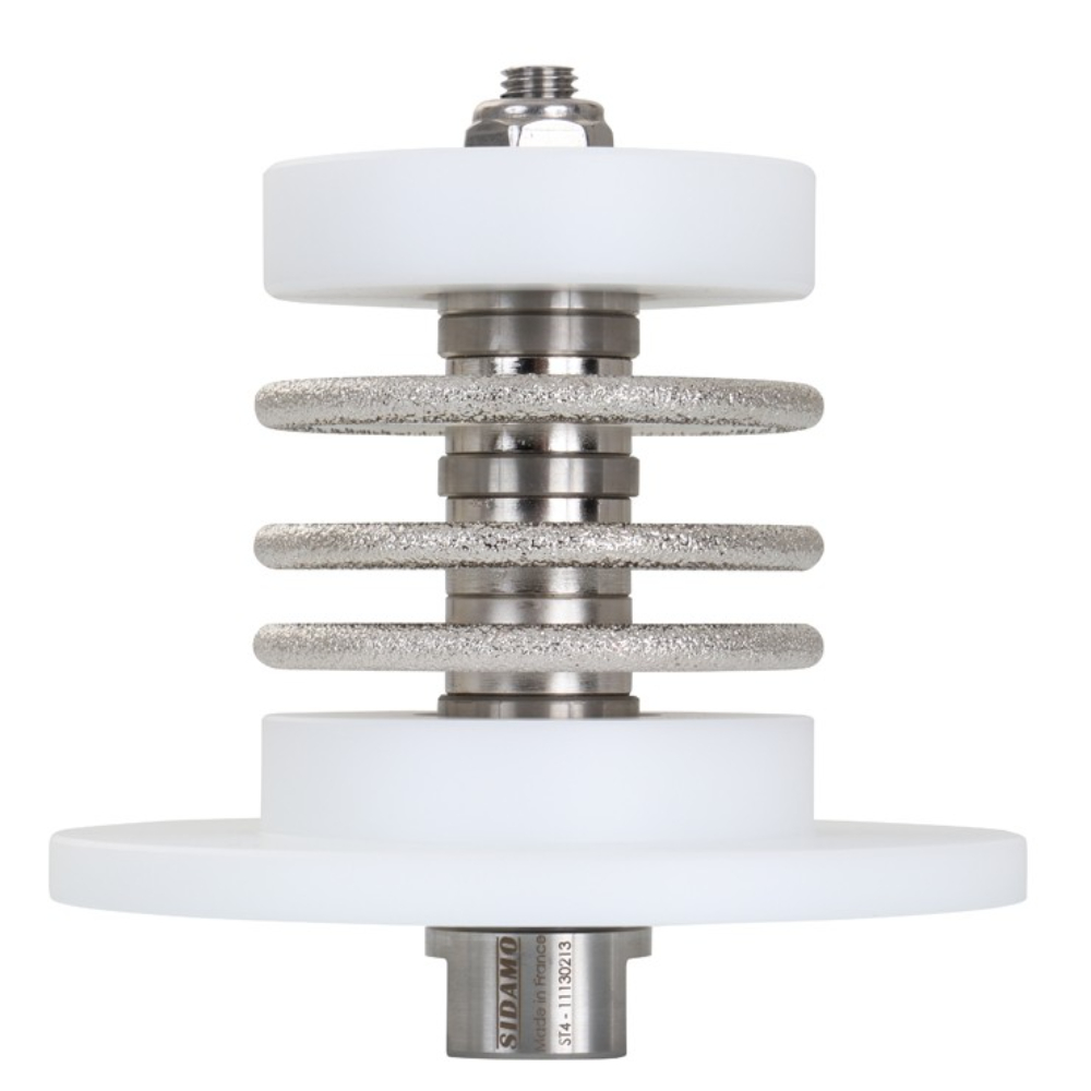Meule diamantée à profil stries ST4 - M14 D120 SIDAMO - 11130213