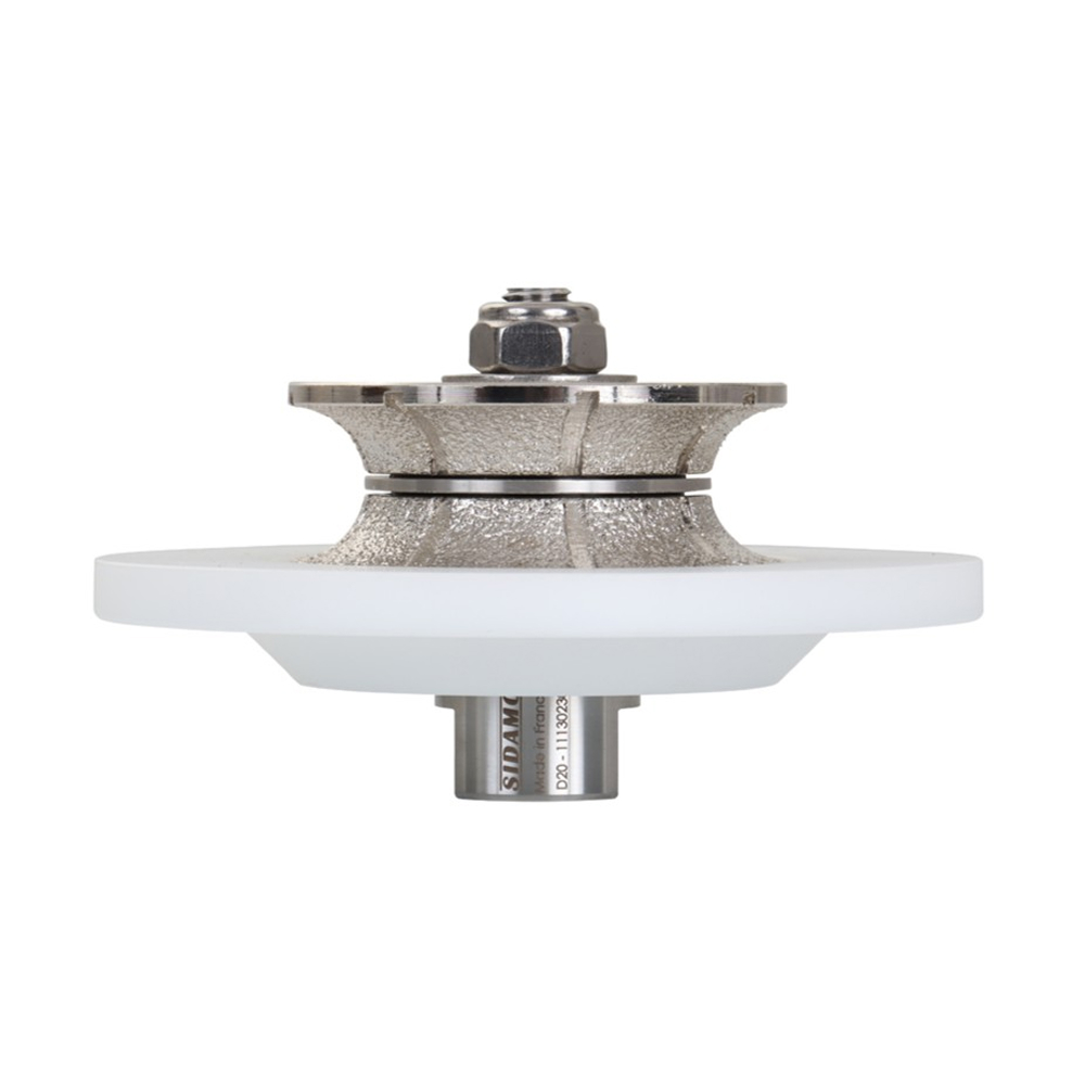 Meule diamantée demi rond ultra profil d20 mm - M14 D120 SIDAMO - 11130230