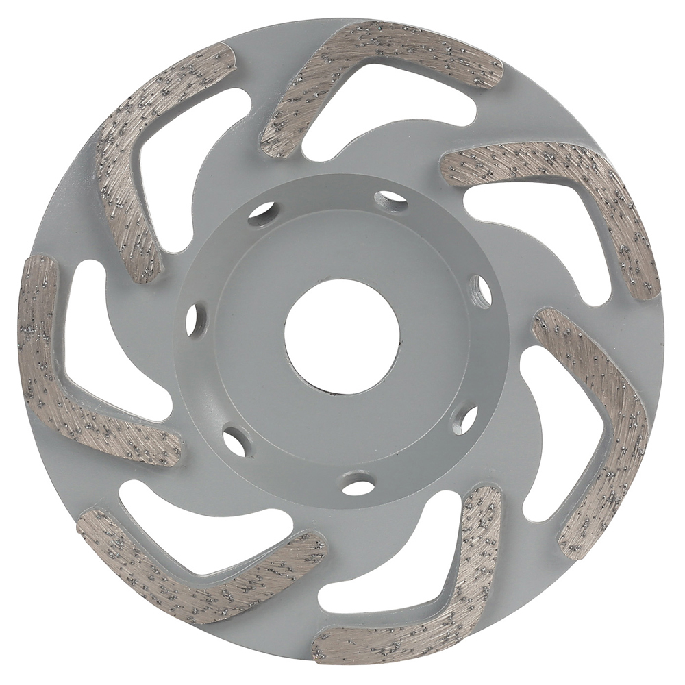 Assiette à poncer diamant PRO CUP BOOMERANG pour surfaçage béton à sec ou à eau SIDAMO - 11131002